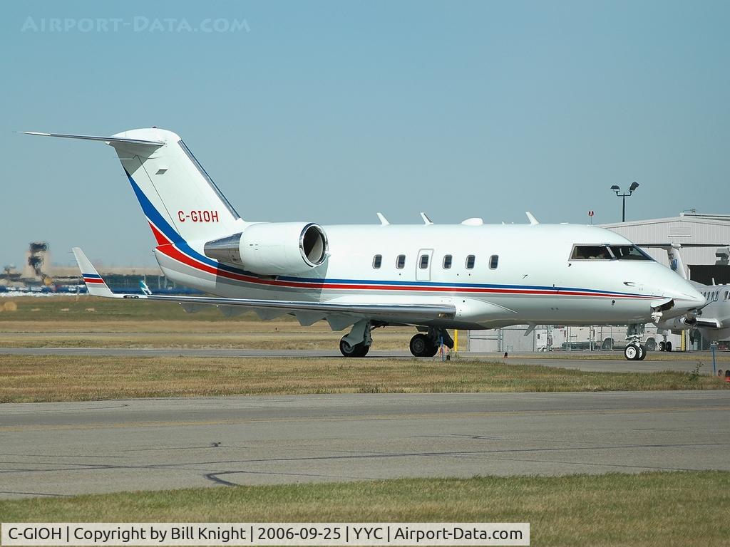 C-GIOH, 1988 Canadair Challenger 601-3A (CL-600-2B16) C/N 5034, Took off and came back with RAT open.