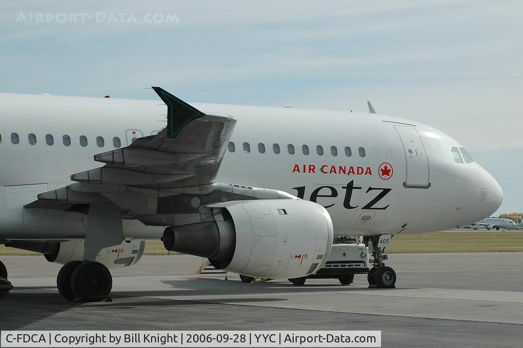 C-FDCA, 1991 Airbus A320-211 C/N 232, Calgary Flames charter to Vancouver