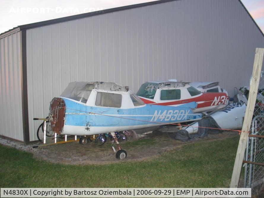 N4830X, 1966 Cessna 150G C/N 15064880, I found that little beauty behind a hangar in Emporia. It always hurts when planes are not in use anymore,...