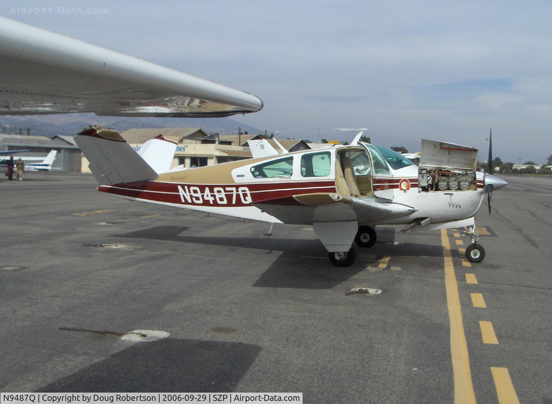 N9487Q, 1972 Beech V35B Bonanza C/N D-9333, 1972 Beech V35B BONANZA, Continental IO-520-B 285 Hp