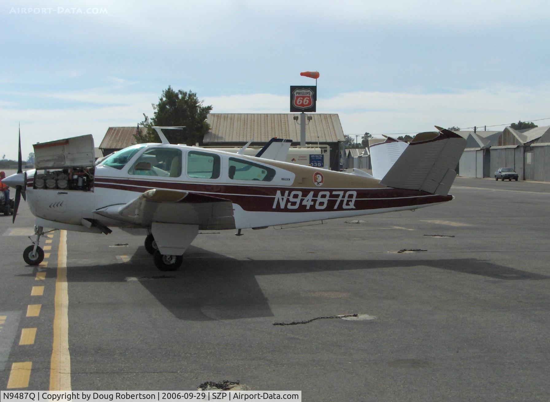 N9487Q, 1972 Beech V35B Bonanza C/N D-9333, 1972 Beech V35B BONANZA, Continental IO-520-B 285 Hp