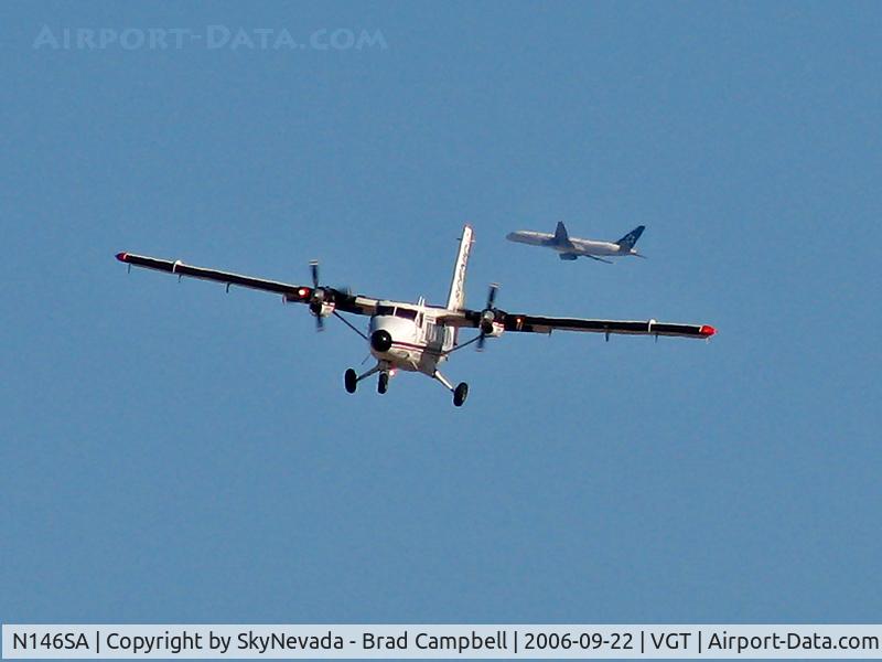N146SA, 1976 De Havilland Canada DHC-6-300 Twin Otter C/N 514, Scenic Air / 1976 Dehavilland DHC-6-300 / Not the best photo but I thought it was cool.
