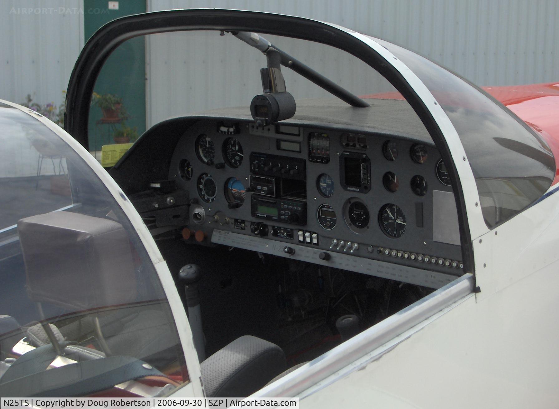 N25TS, 1992 Vans RV-6 C/N 21064, 1992 Tracy Saylor LT3 VAN'S RV-6, Lycoming O&VO-360 180 Hp, panel