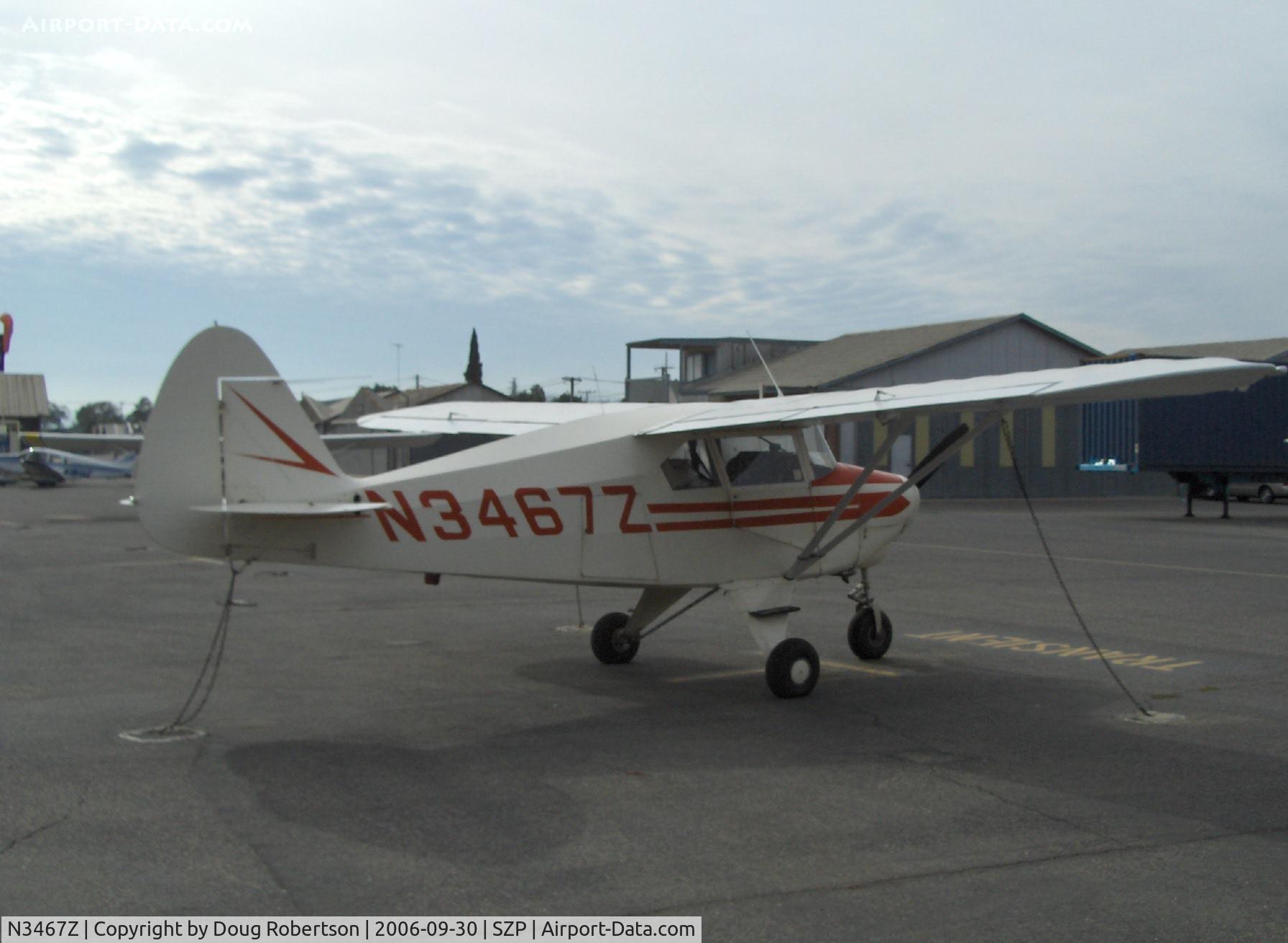 N3467Z, 1960 Piper PA-22-150 C/N 22-7391, 1960 Piper PA-22 TRI-PACER CARIBBEAN, Lycoming O-320 150 Hp