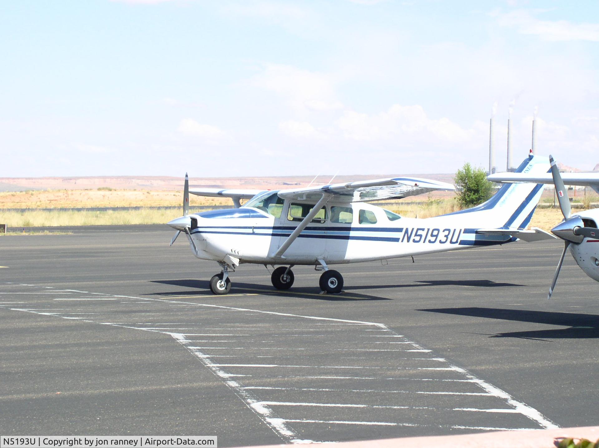 N5193U, 1964 Cessna 206 Super Skywagon C/N 2060193, @ page, az airport