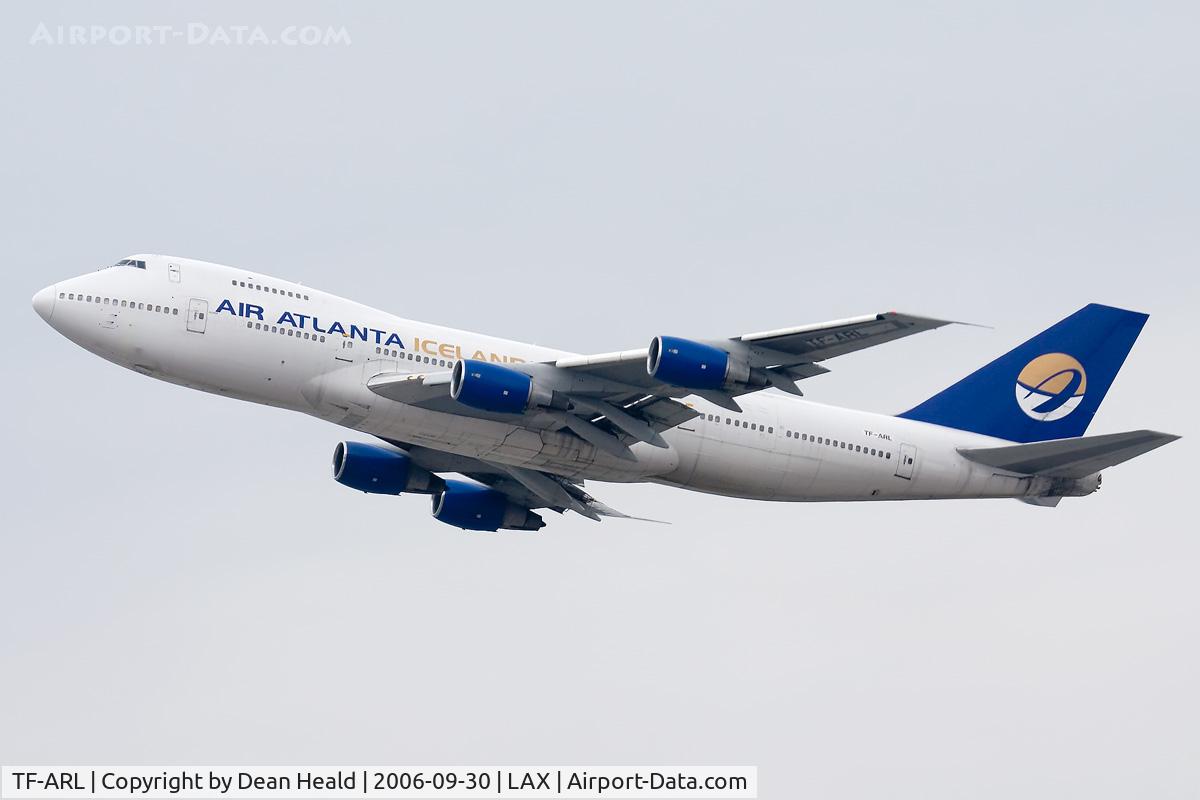 TF-ARL, 1982 Boeing 747-230B C/N 22671, Air Atlanta Icelandic (cargo aircraft) TF-ARL climbing out from RWY 25R.