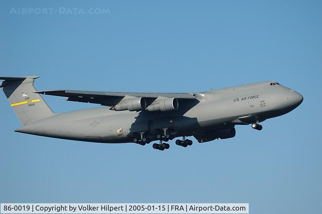 86-0019, 1986 Lockheed C-5B Galaxy C/N 500-0105, Lockheed C-5 Galaxy