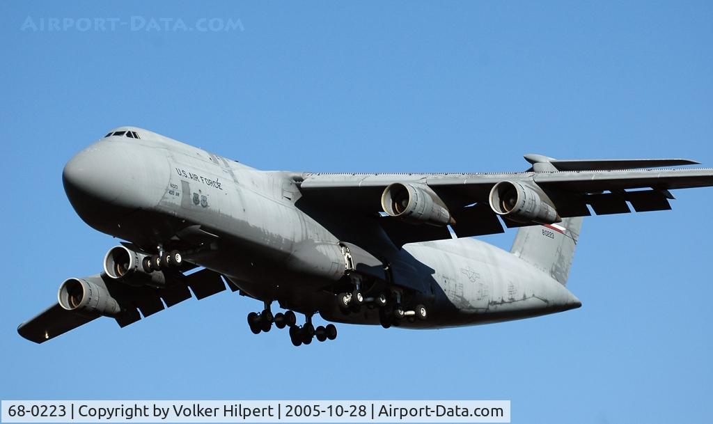 68-0223, 1968 Lockheed C-5A Galaxy C/N 500-0026, Lockheed C-5 Galaxy