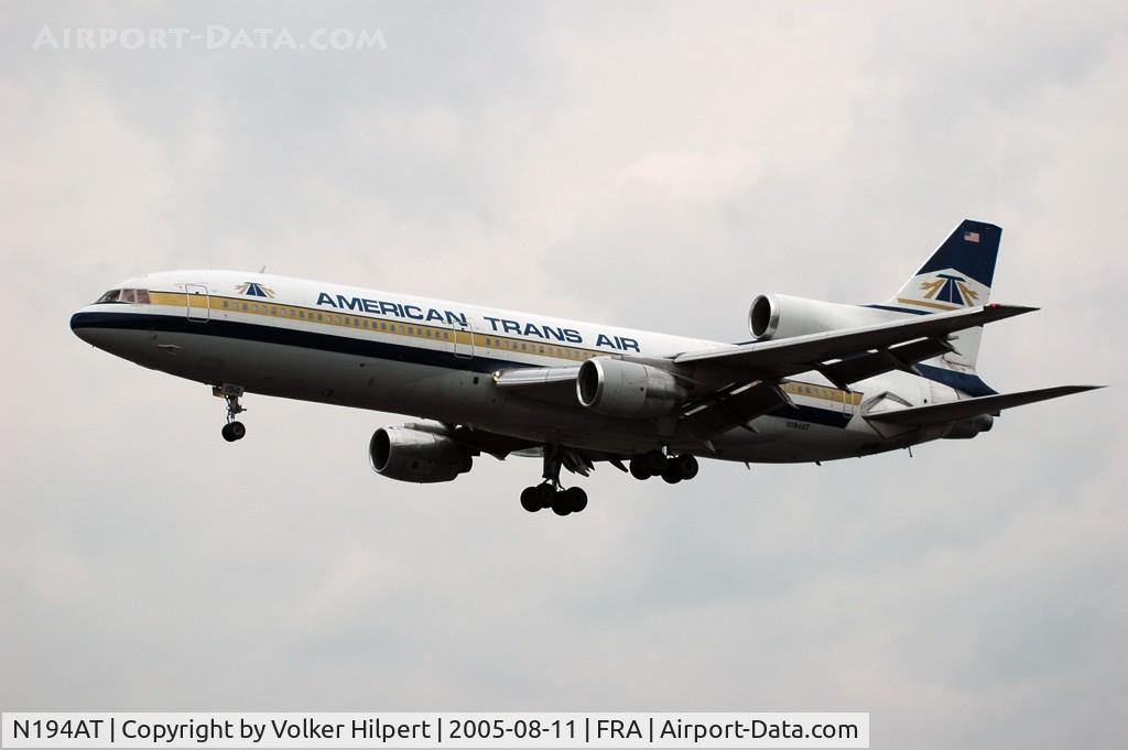 N194AT, 1982 Lockheed L-1011-385-1-15 TriStar 100 C/N 193B-1230, Lockheed L-100-385 Tristar