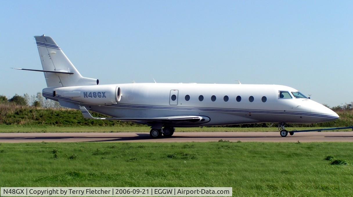 N48GX, 2000 Israel Aircraft Industries IAI-1126 Galaxy C/N 017, at Luton (EGGW)