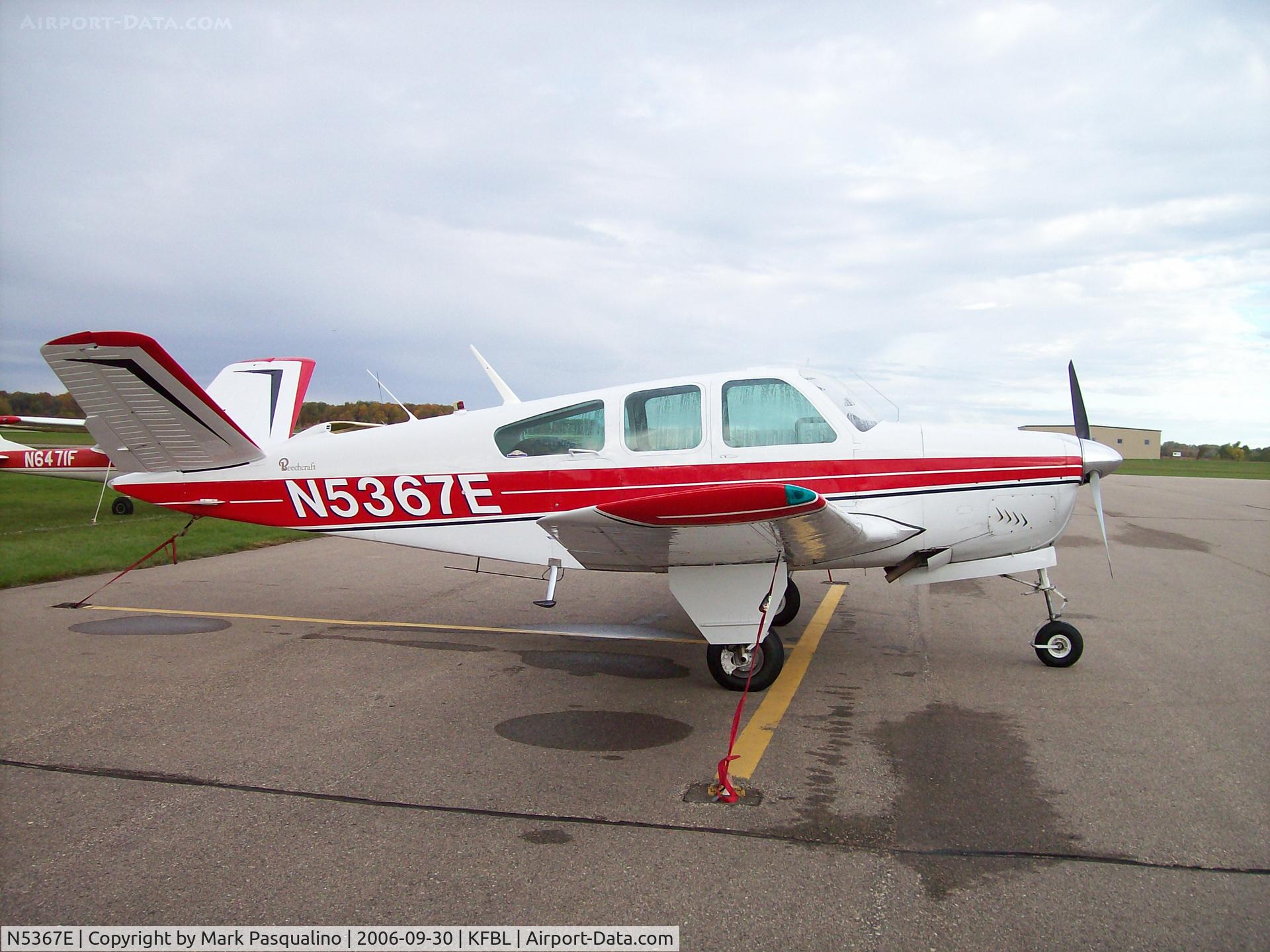 N5367E, 1959 Beech K35 Bonanza C/N D-5846, Beech K35