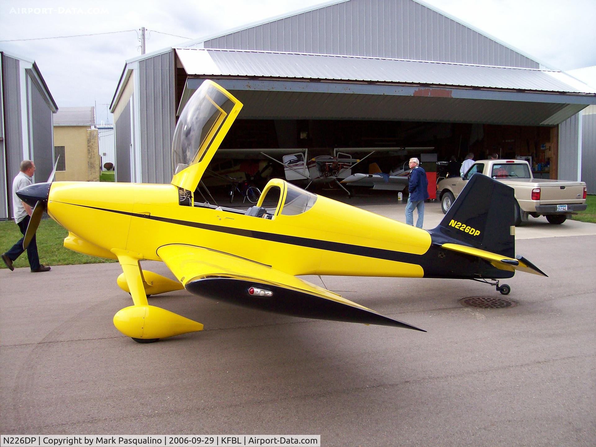 N226DP, 2001 Vans RV-6 C/N 25560, RV-6