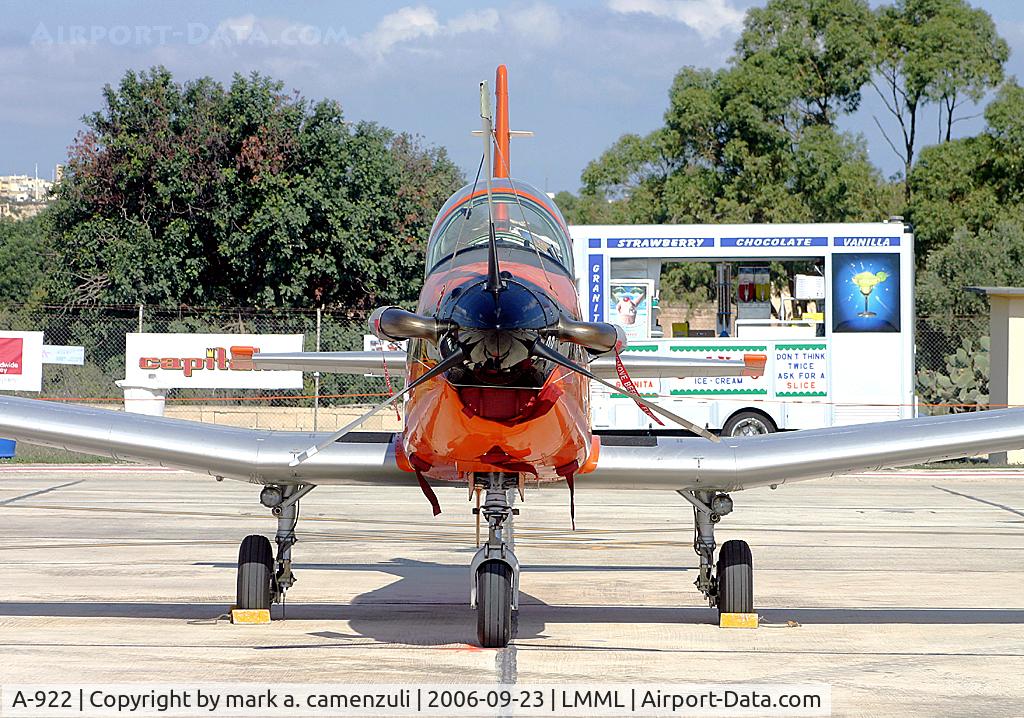 A-922, 1983 Pilatus PC-7 Turbo Trainer C/N 330, Switzerland - Air Force Pilatus 7