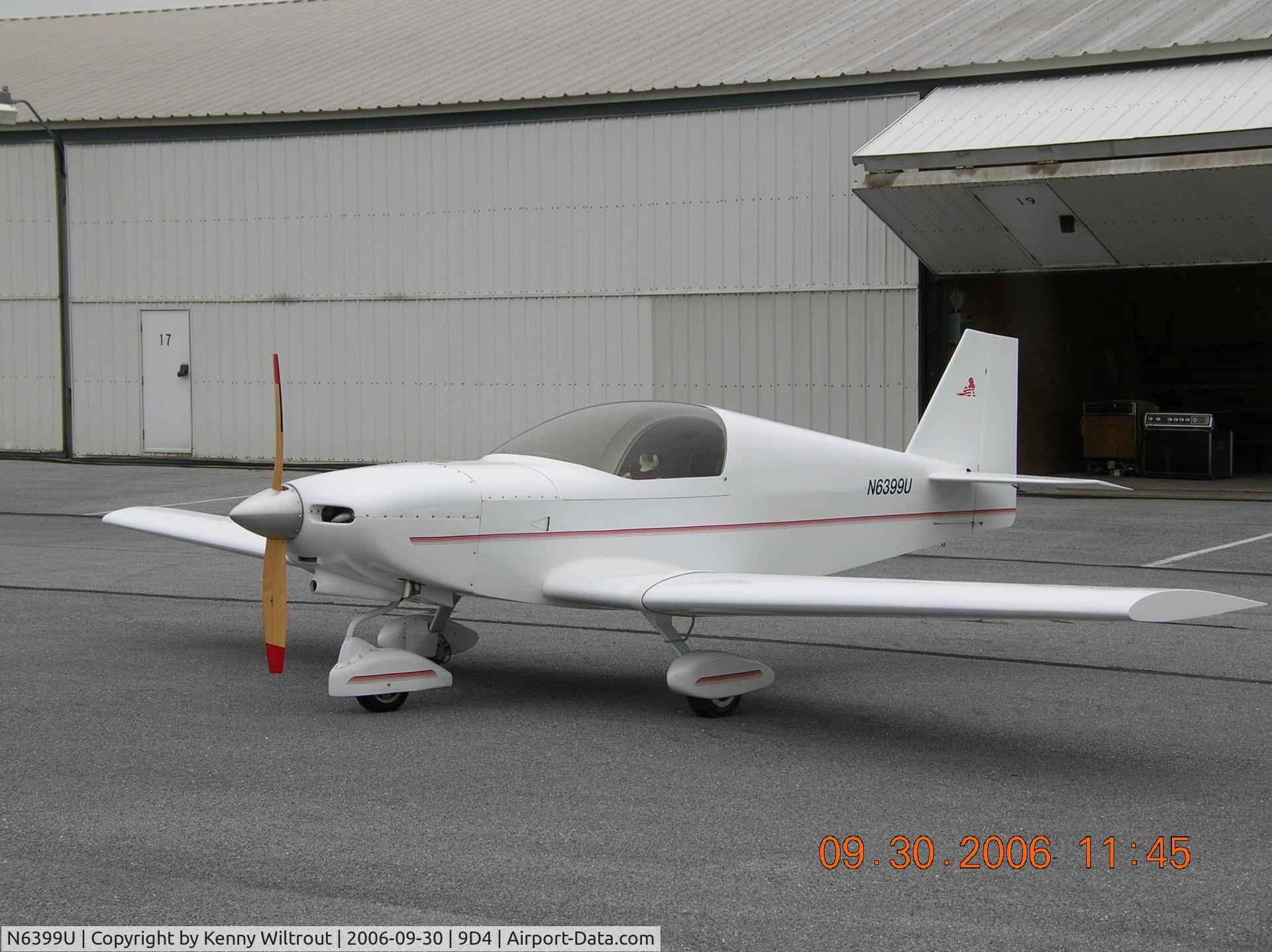 N6399U, 2001 Rand Robinson KR-2S C/N 514, Experimental KR2S