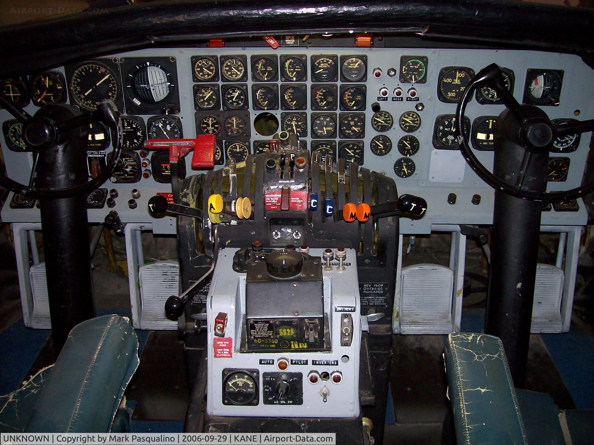 UNKNOWN, , Convair C-131 cockpit