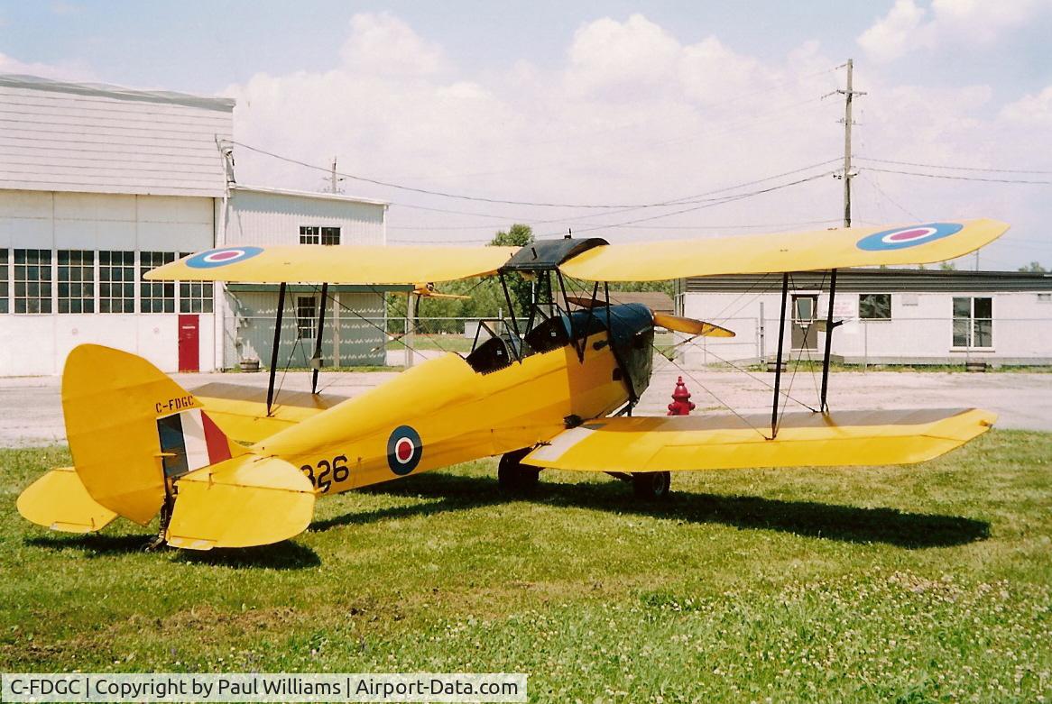 C-FDGC, 1942 De Havilland Canada DH-82C Tiger Moth C/N DHC1020, Located Dunnville ON, Still flying 20 hours a year!