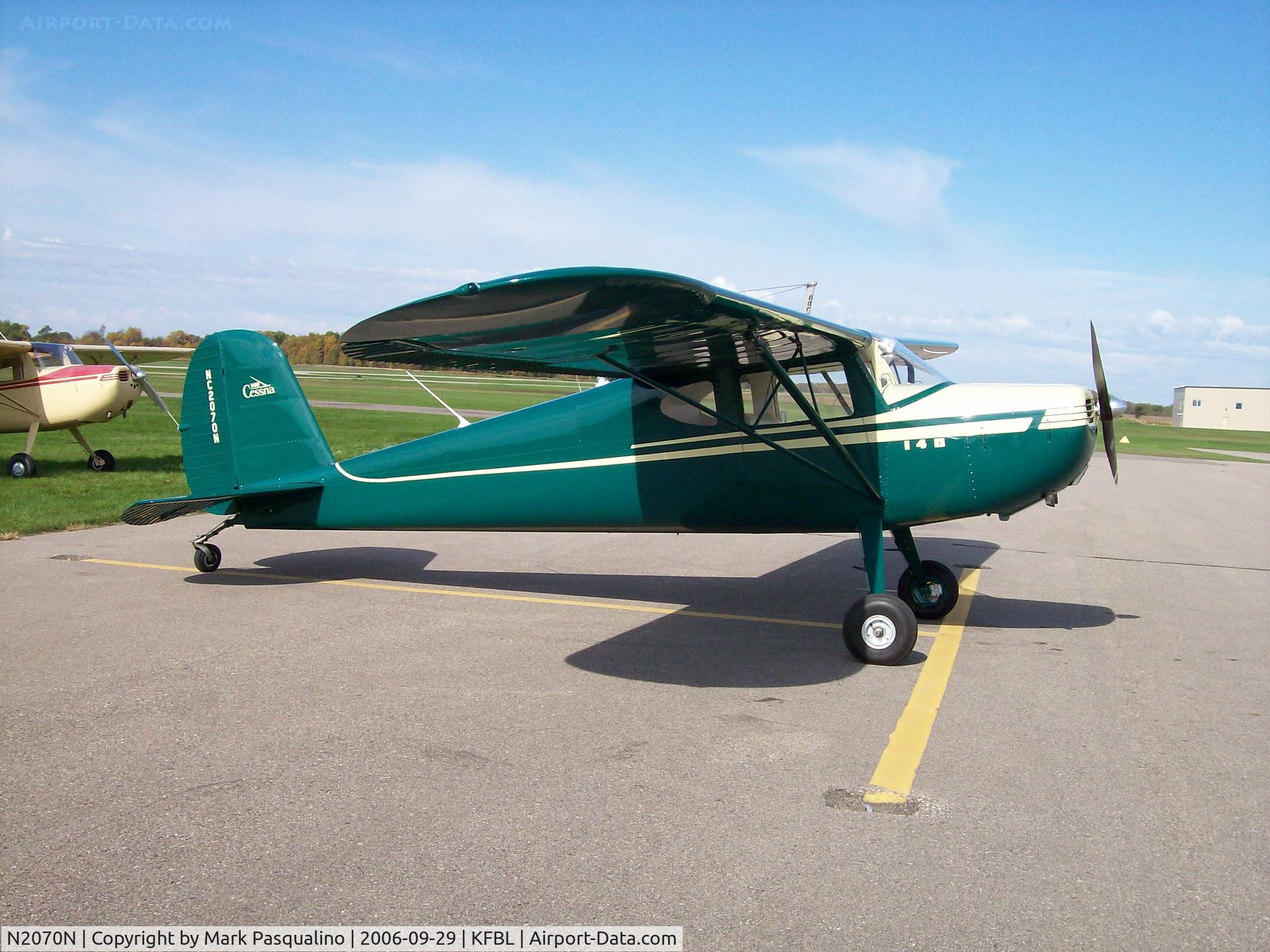 N2070N, 1947 Cessna 140 C/N 12306, Cessna 140