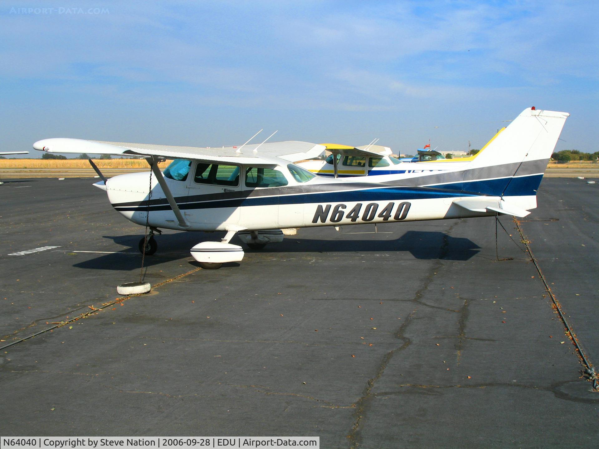 N64040, 1981 Cessna 172P C/N 17275509, 1981 Cessna 172P ready to fly @ University Airport (Davis), CA