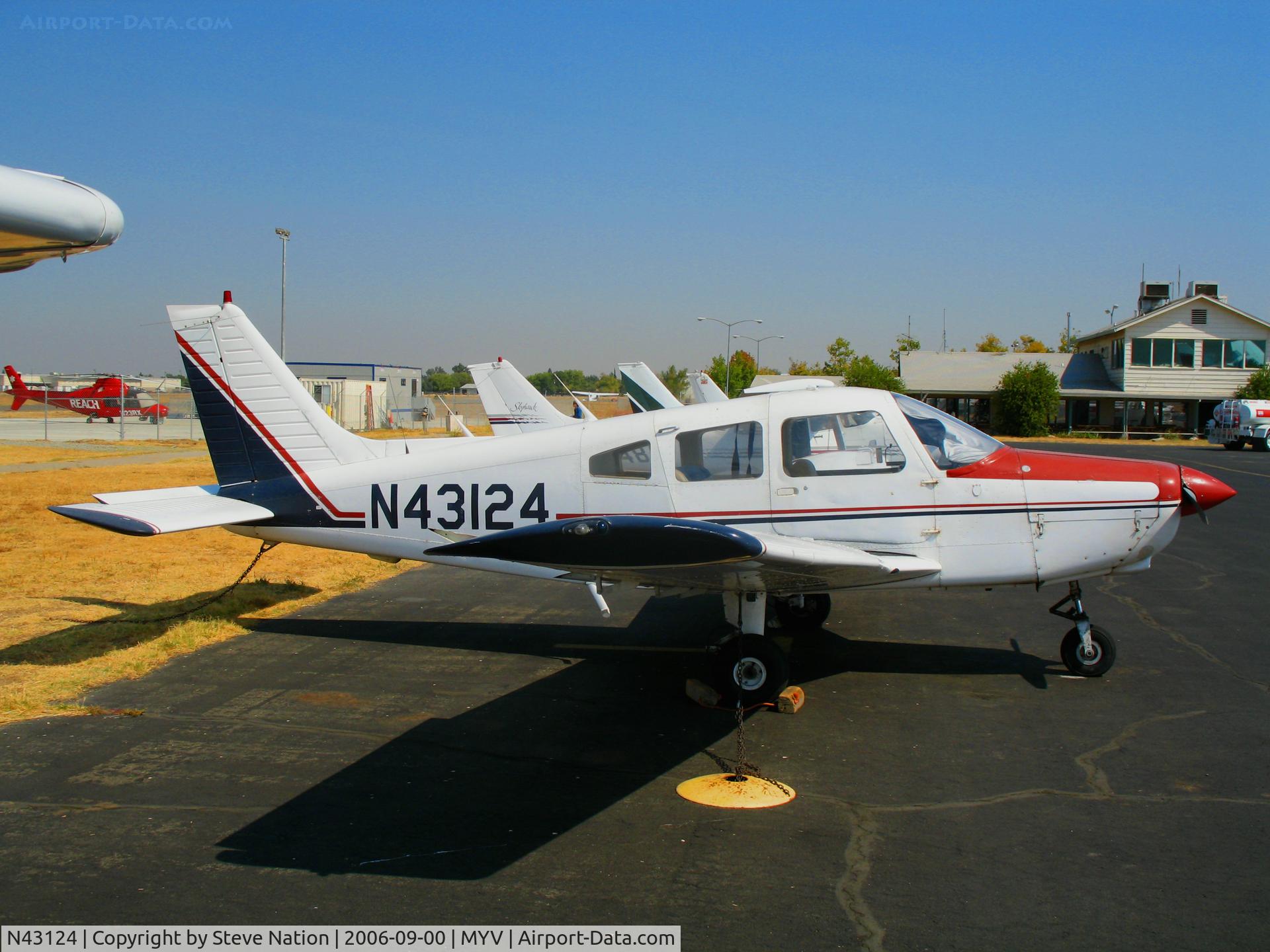 N43124, 1983 Piper PA-28-161 C/N 28-8316094, Beale AFB Aero Club 1983 Piper PA-28-161 @ Yuba County Airport (Marysville), CA