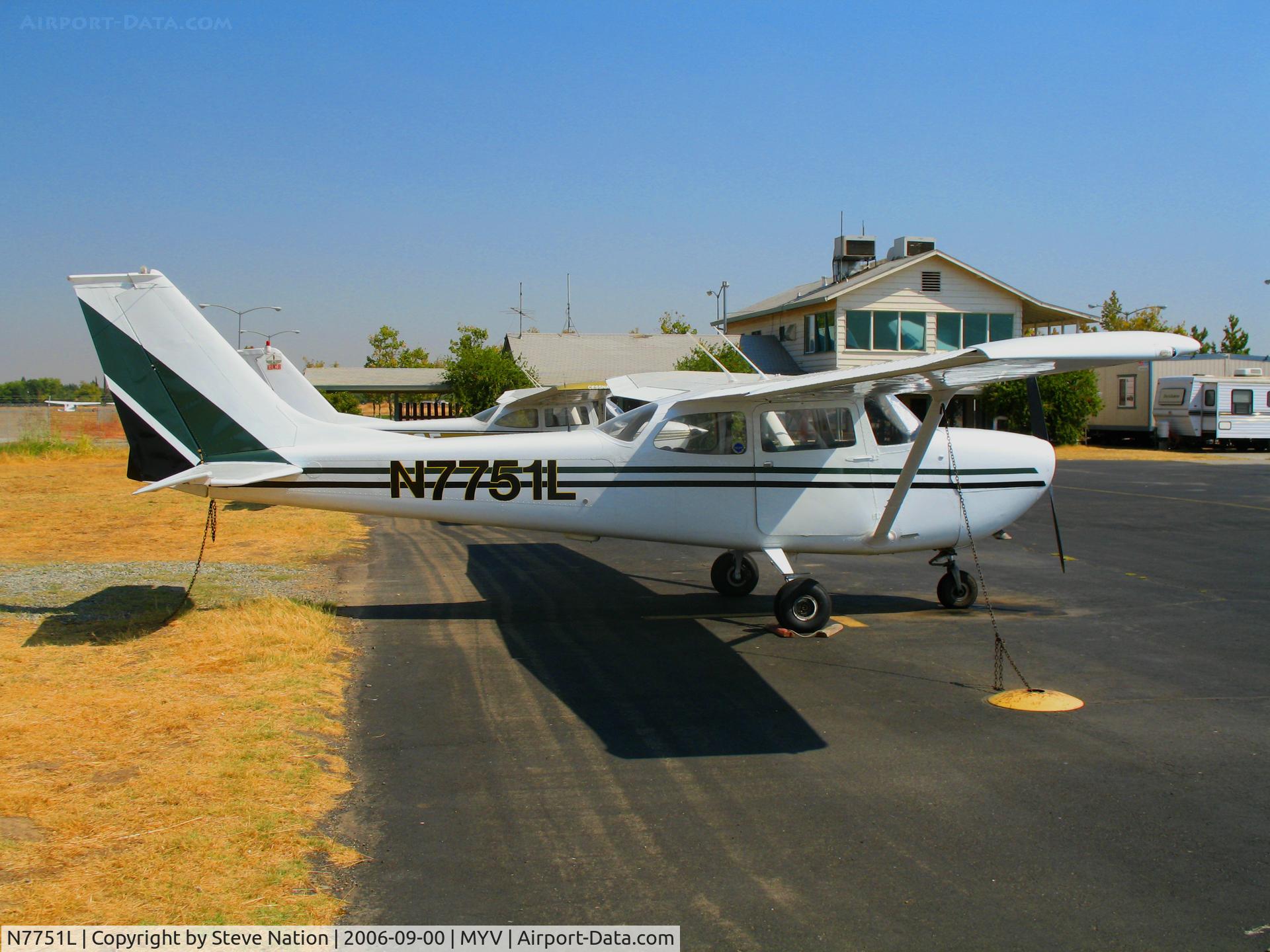 N7751L, 1970 Cessna R172G C/N R1720427, Beale AFB Aero Club 1970 Cessna R172G @ Yuba County Airport (Marysville), CA