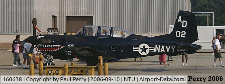 160638, Beech T-34C Turbo Mentor C/N GL-103, Turbo Mentor of the Naval Strike Fighter Weapons School, Atlantic