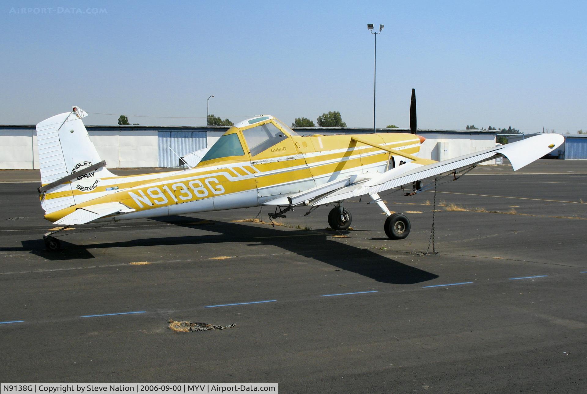N9138G, 1973 Cessna A188B C/N 18801390, wfu Singleton Spray Service 1973 Cessna A188B @ Yuba County Airport (Marysville), CA