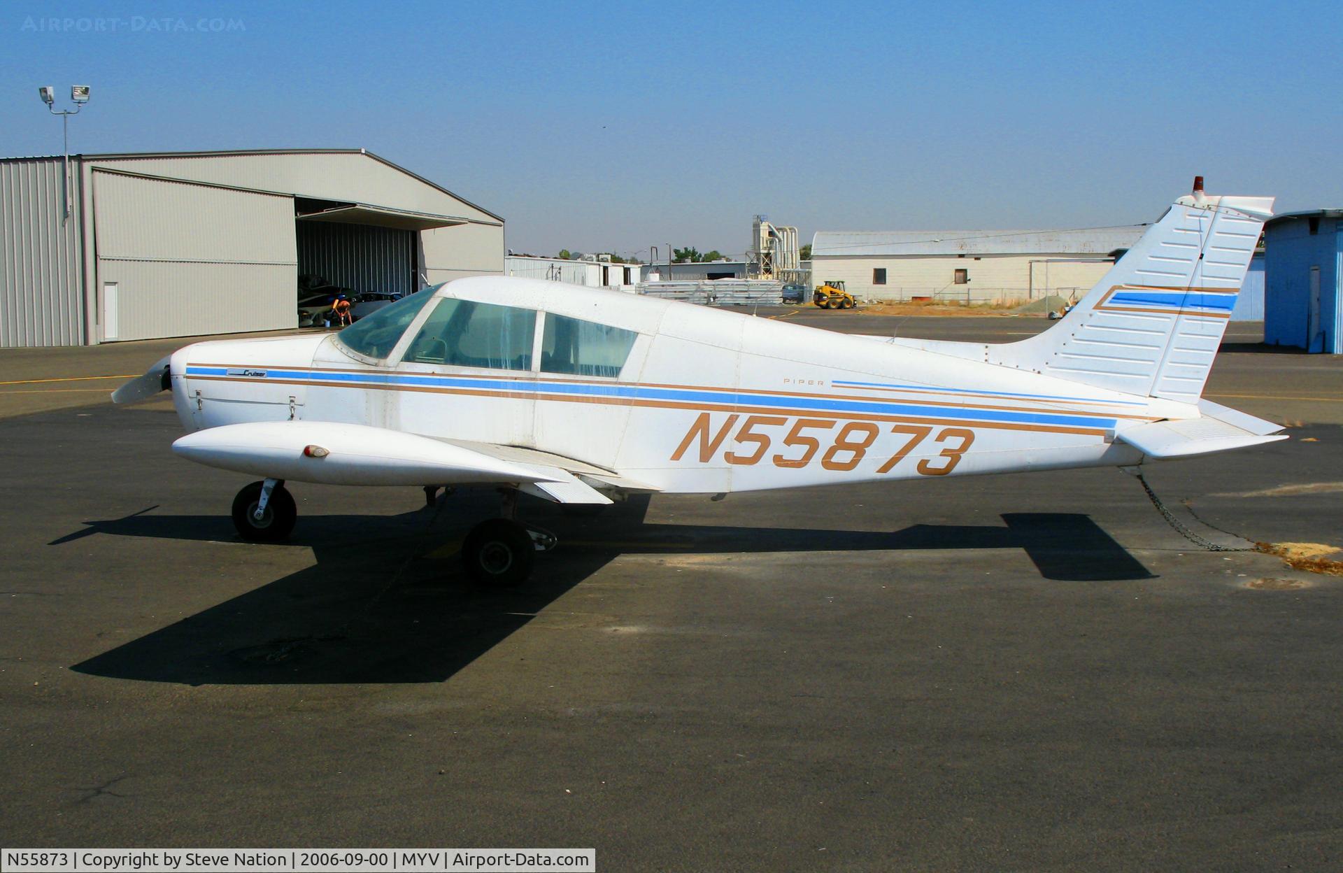 N55873, Piper PA-28-140 Cherokee Cruiser C/N 28-7325513, 1975 Piper PA-28-140 @ Yuba County Airport (Marysville), CA