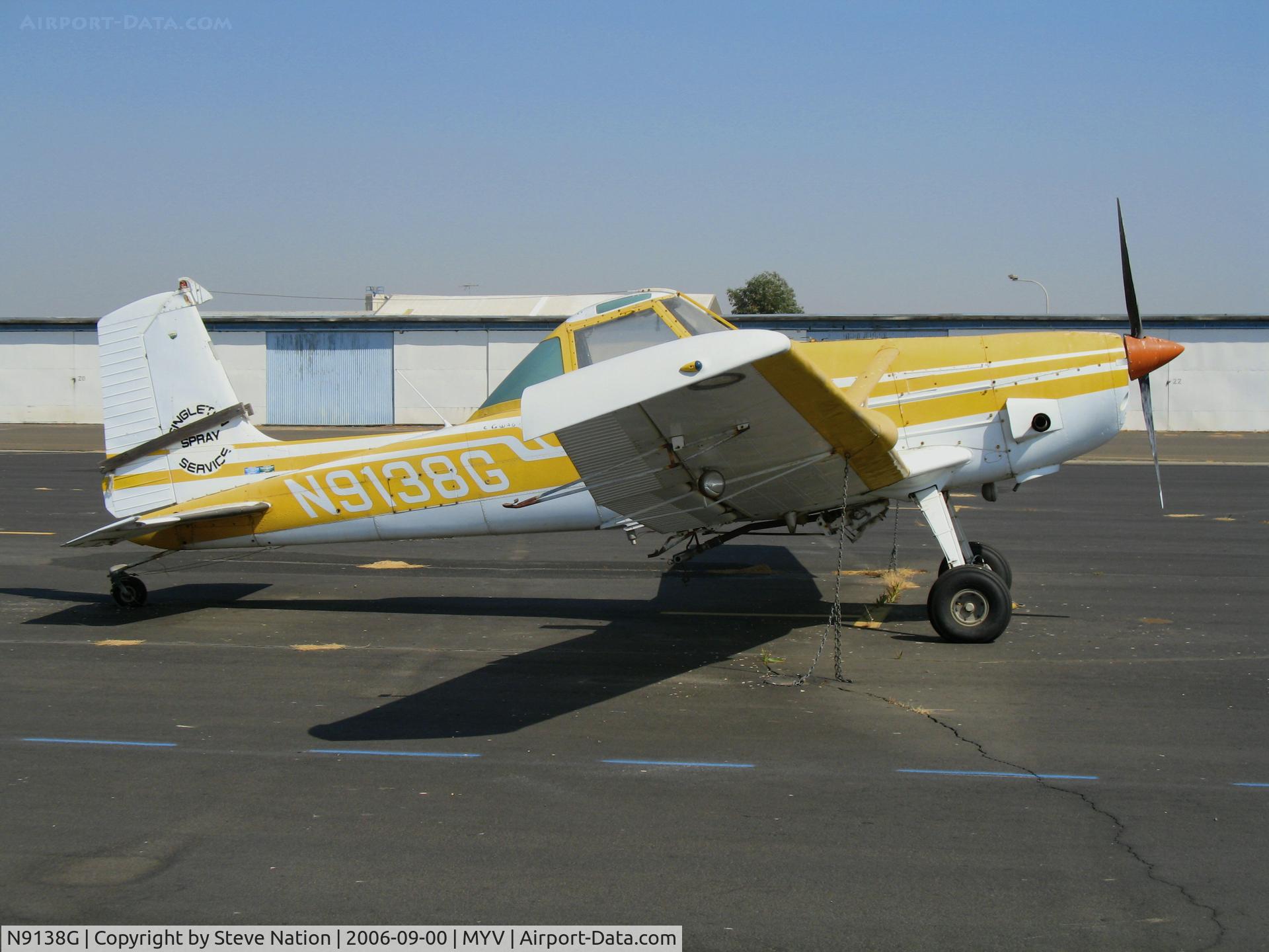 N9138G, 1973 Cessna A188B C/N 18801390, wfu Singleton Spray Service 1973 Cessna A188B @ Yuba County Airport (Marysville), CA