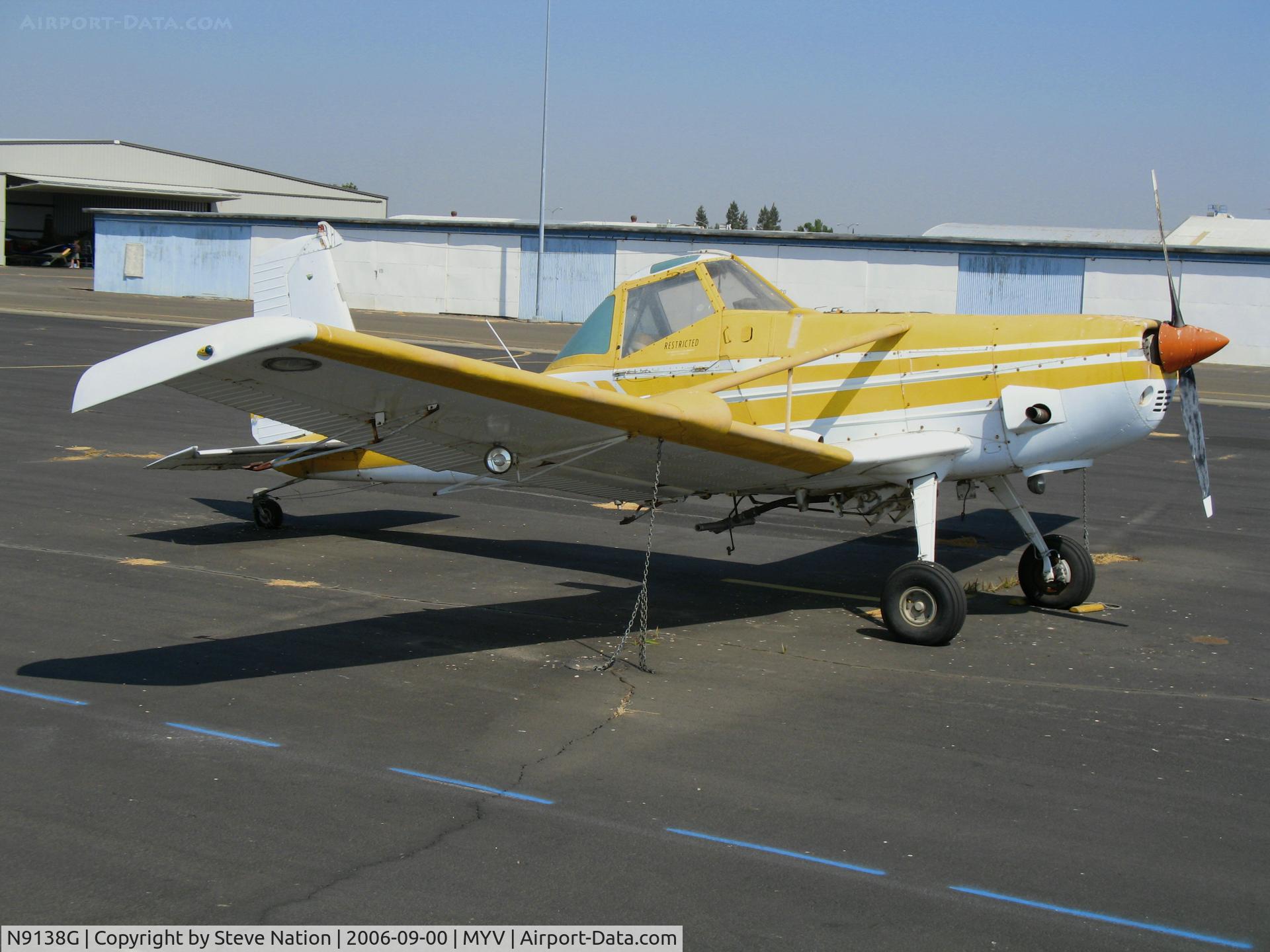 N9138G, 1973 Cessna A188B C/N 18801390, wfu Singleton Spray Service 1973 Cessna A188B @ Yuba County Airport (Marysville), CA