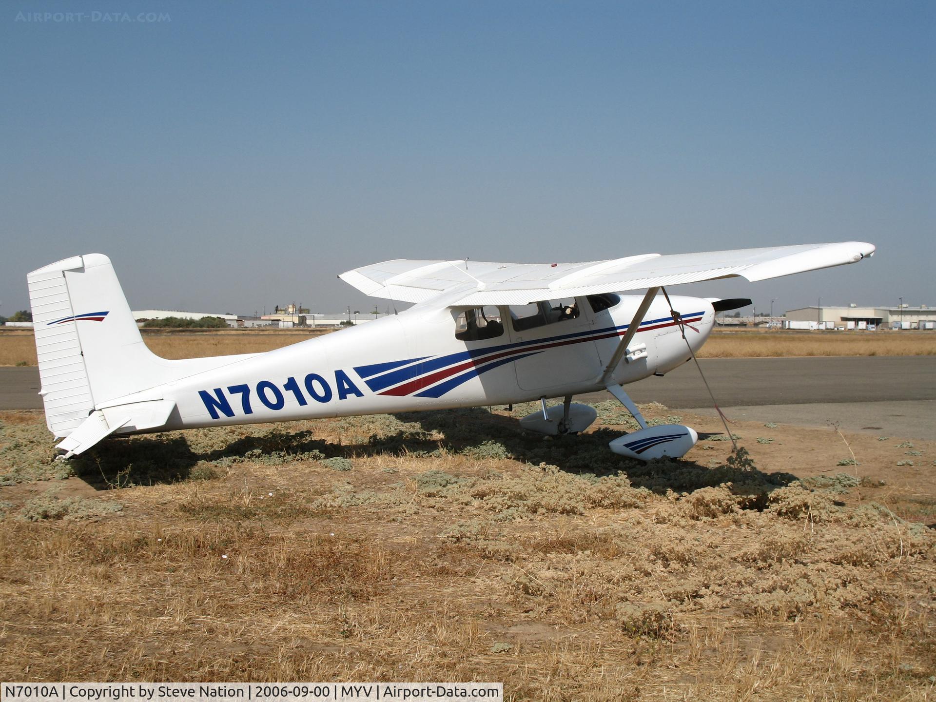 N7010A, 1956 Cessna 172 C/N 29110, 1956 Cessna 172 tail-dragger @ Yuba County Airport (Marysville), CA