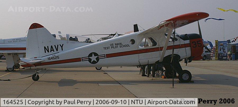 164525, De Havilland Canada U-6A Beaver C/N 429/1275, Nice Beaver.  This old DHC Beaver still flys, and often