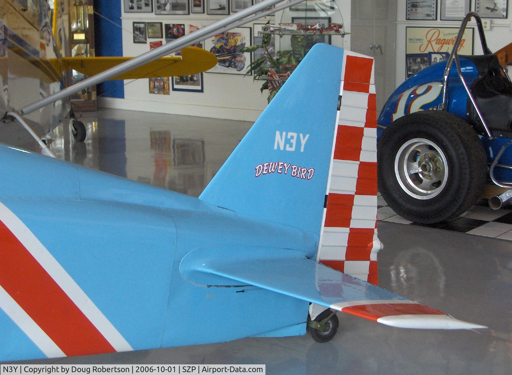 N3Y, 1961 LeVier Cosmic Wind C/N 1, 1961-1967 Dewey 1 