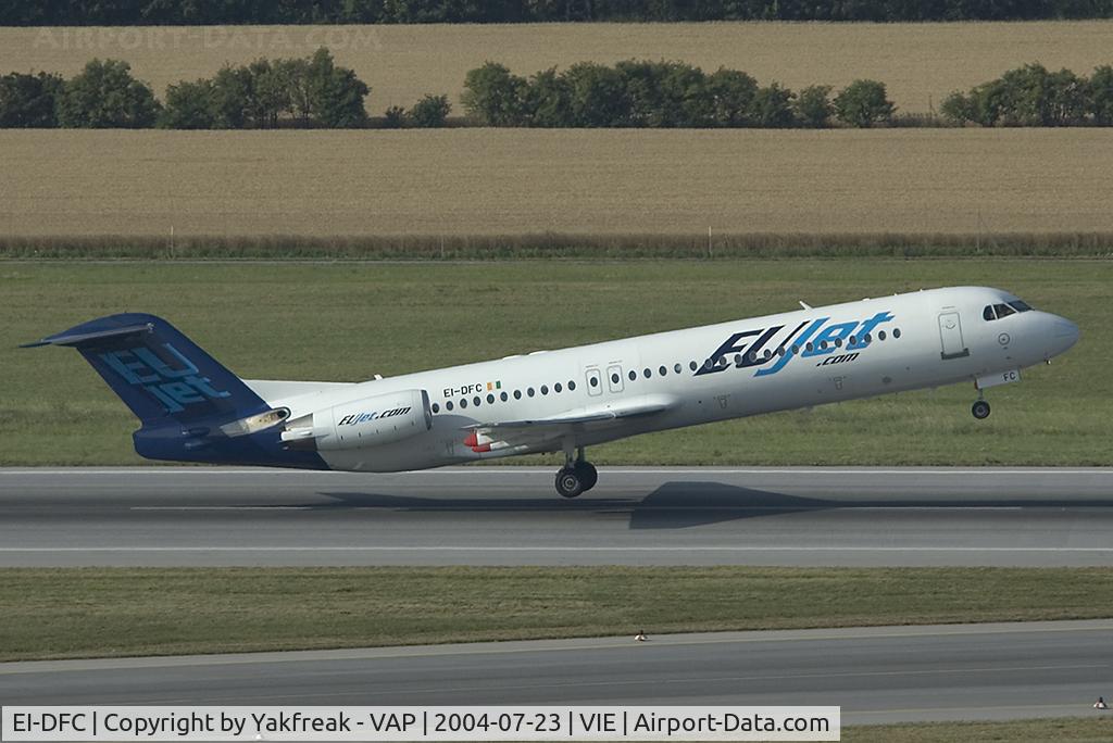 EI-DFC, 1990 Fokker 100 (F-28-0100) C/N 11296, EU Jet Fokker 100
