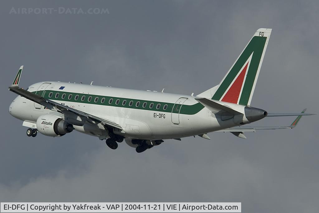 EI-DFG, 2004 Embraer 170LR (ERJ-170-100LR) C/N 17000008, Alitalia Embraer 170