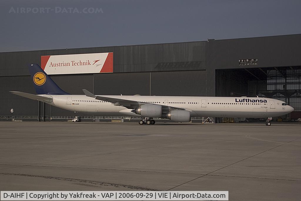 D-AIHF, 2003 Airbus A340-642 C/N 543, Lufthansa Airbus 340-600