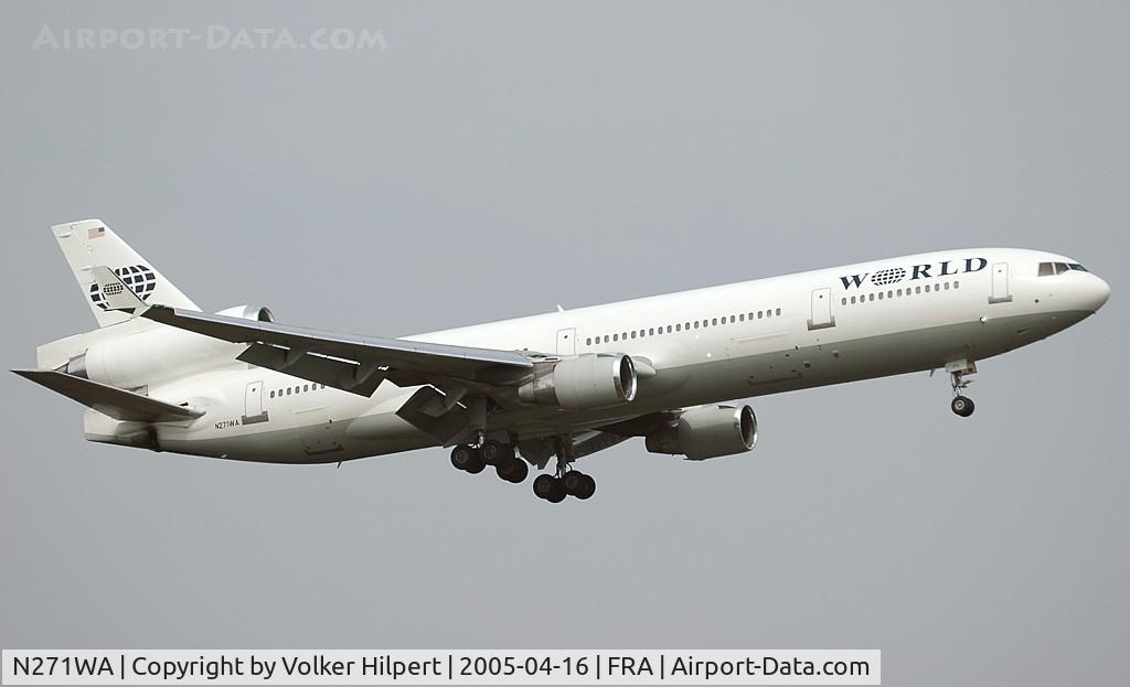 N271WA, 1992 McDonnell Douglas MD-11 C/N 48518, McDonnell Douglas MD-11
