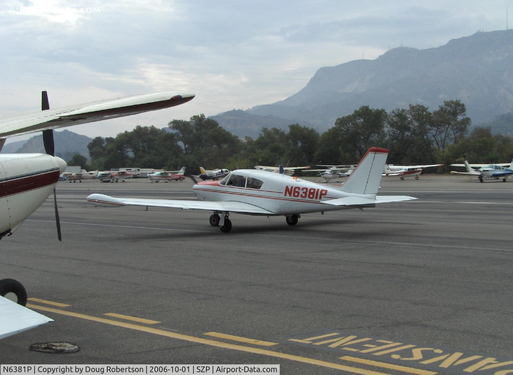 N6381P, 1959 Piper PA-24-250 Comanche C/N 24-1491, 1959 Piper PA-24-250 COMANCHE, Lycoming O-540-A1A5 250 Hp, taxi