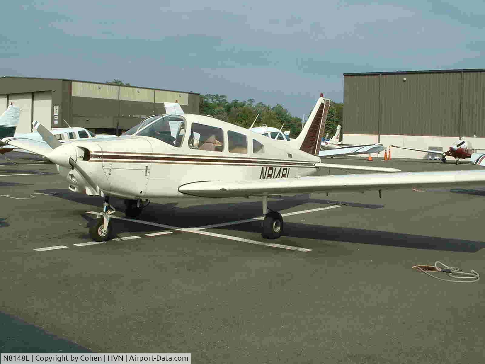N8148L, 1979 Piper PA-28-161 Warrior C/N 28-8016249, N8148L parked at HVN