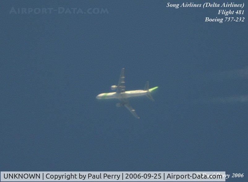UNKNOWN, Contrails Various C/N Unknown, A Song airliner taking this Delta flight today