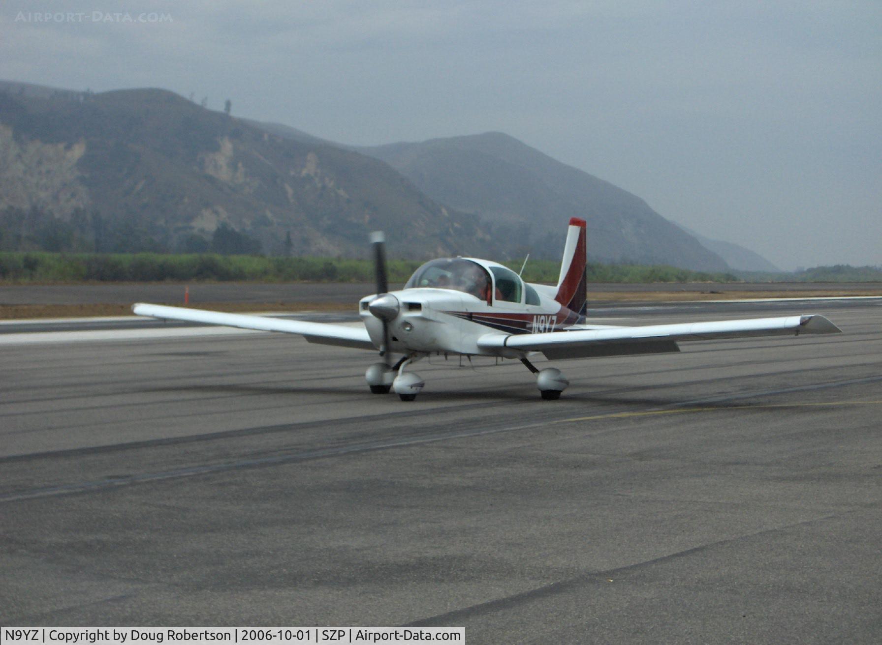 N9YZ, 1975 Grumman American AA-5A Cheetah C/N AA5-0822, 1975 Grumman American AA-5A CHEETAH, Lycoming O-320 150 Hp, taxi