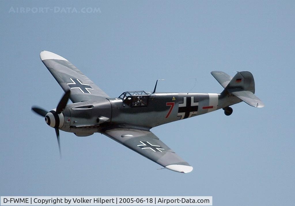 D-FWME, Messerschmitt Bf-109G-4 C/N 0139, This warbird crashed 1 Month later!!