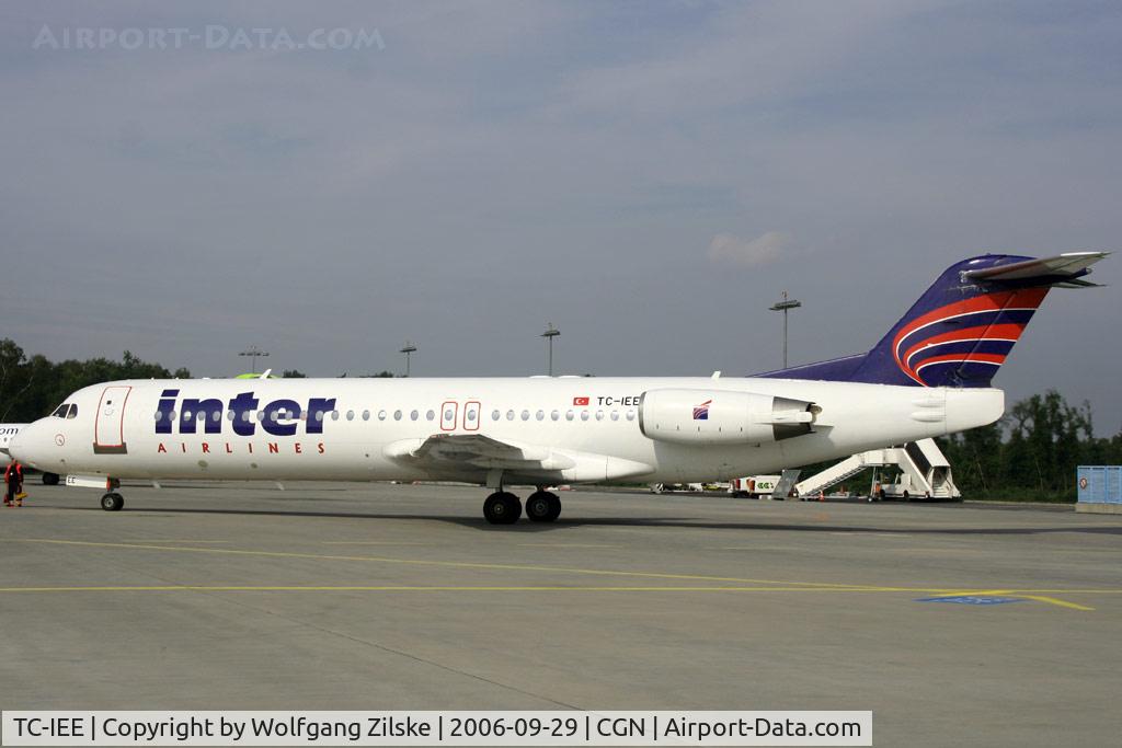 TC-IEE, 1990 Fokker 100 (F-28-0100) C/N 11326, visitor