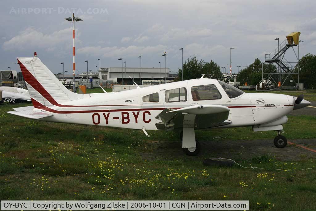 OY-BYC, 1978 Piper PA-28R-201T Cherokee Arrow III C/N 28R-7803246, visitor