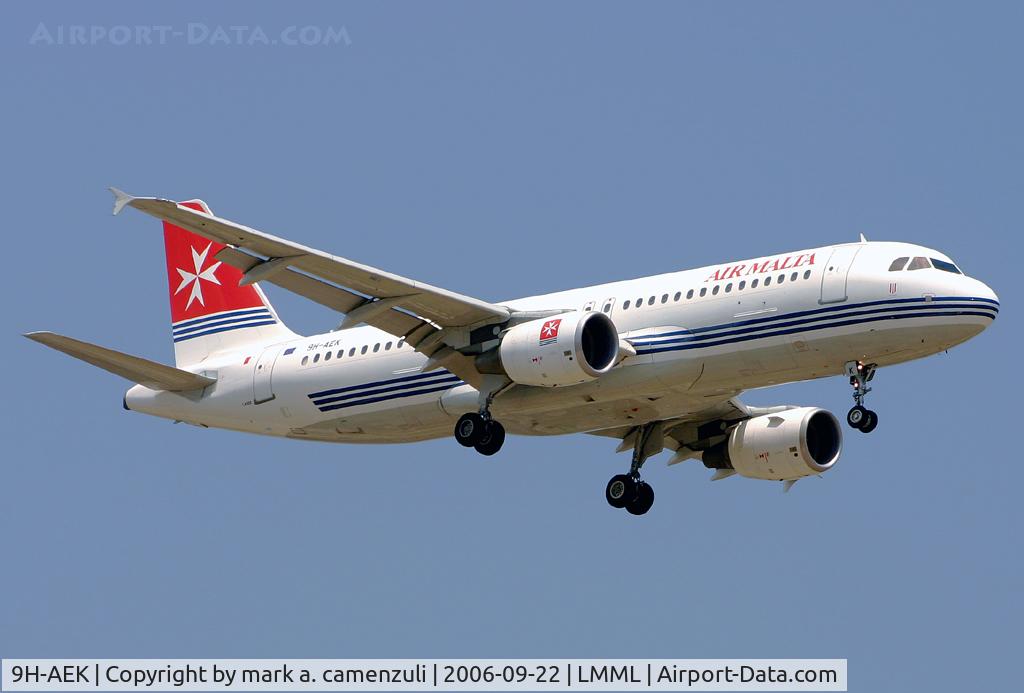 9H-AEK, 2004 Airbus A320-211 C/N 2291, AIR MALTA
