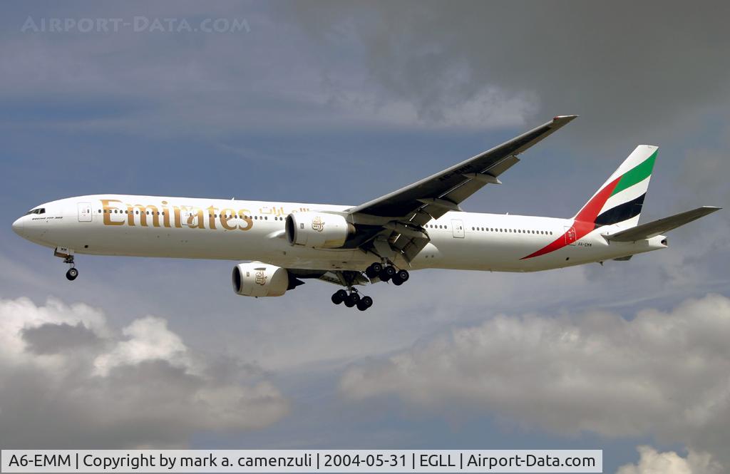 A6-EMM, 1999 Boeing 777-31H C/N 29062, B.777