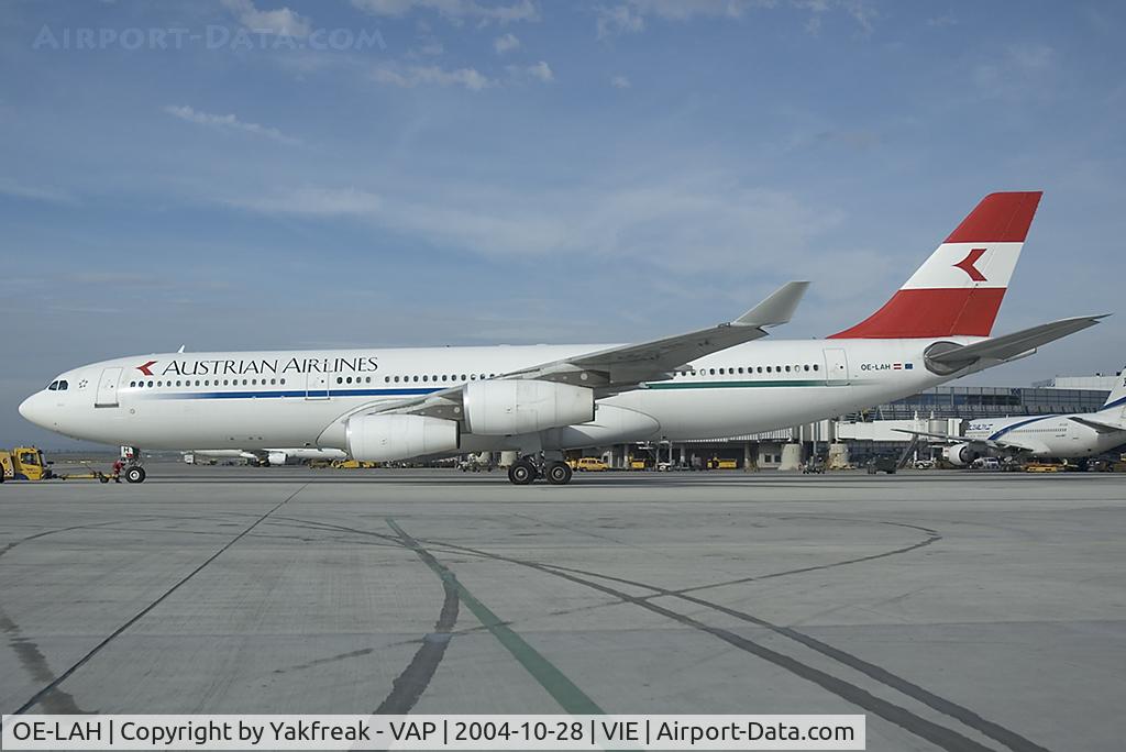 OE-LAH, 1995 Airbus A340-212 C/N 081, Austrian Airlines Airbus 340-200