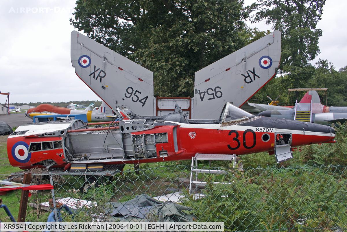 XR954, 1963 Hawker Siddeley Gnat T.1 C/N FL548, Folland Gnat T.1