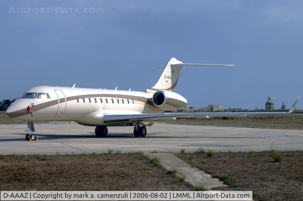 D-AAAZ, 2005 Bombardier BD-700-1A11 Global 5000 C/N 9170, BIZ JET