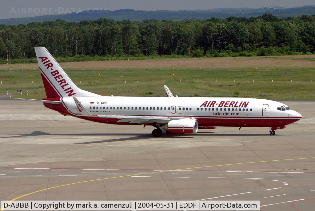 D-ABBB, 2001 Boeing 737-86J C/N 32624, B.737