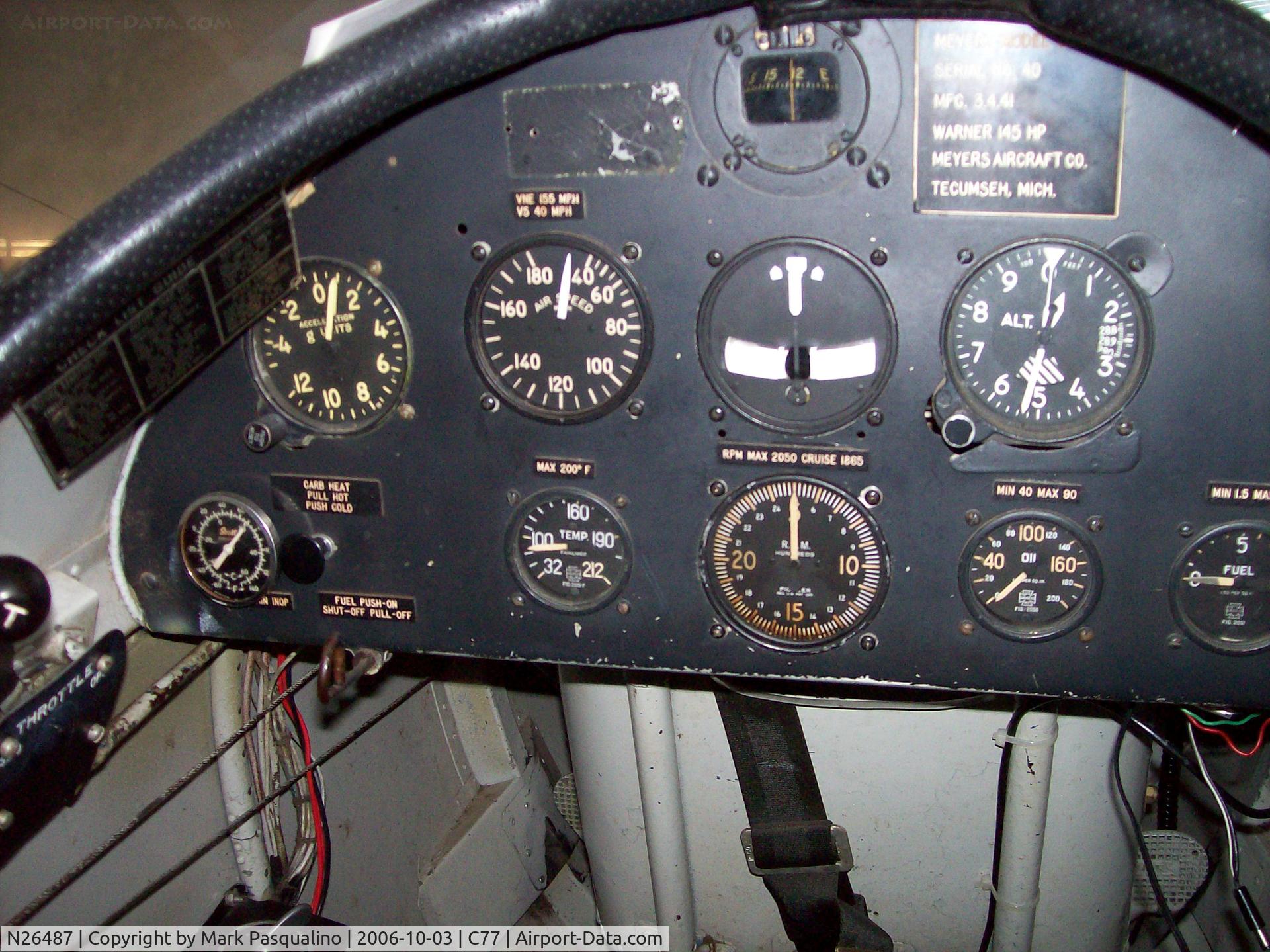 N26487, 1941 Meyers OTW-145 C/N 40, Meyers OTW